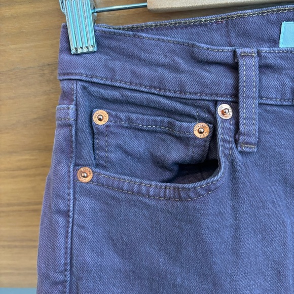 RE/DONE WOMENS STOVE PIPE DENIM CROPPED HIGH-WAIST JEANS, SIZE 26 - Picture 8 of 14